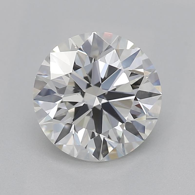 Ein luxuriöser Diamantring mit einem atemberaubenden runden Mittelstein von 0,93, der mit seinem außergewöhnlichen G- und SI1-Grad die Blicke auf sich zieht und aus jedem Blickwinkel eine fesselnde Brillanz bietet. Der aus Platin gefertigte Ring ist