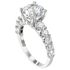 GIA Certified 0.94 Carat Diamond Engagement Ring