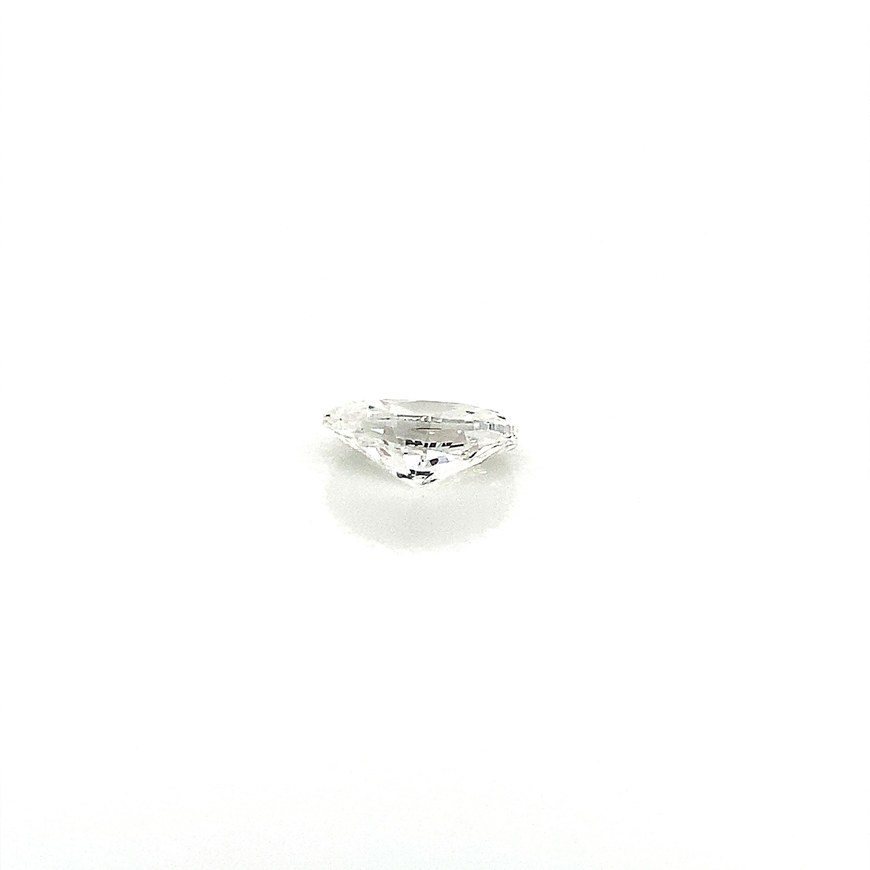 Women's or Men's GIA Certified 0.95 Carat Oval Diamond For Sale