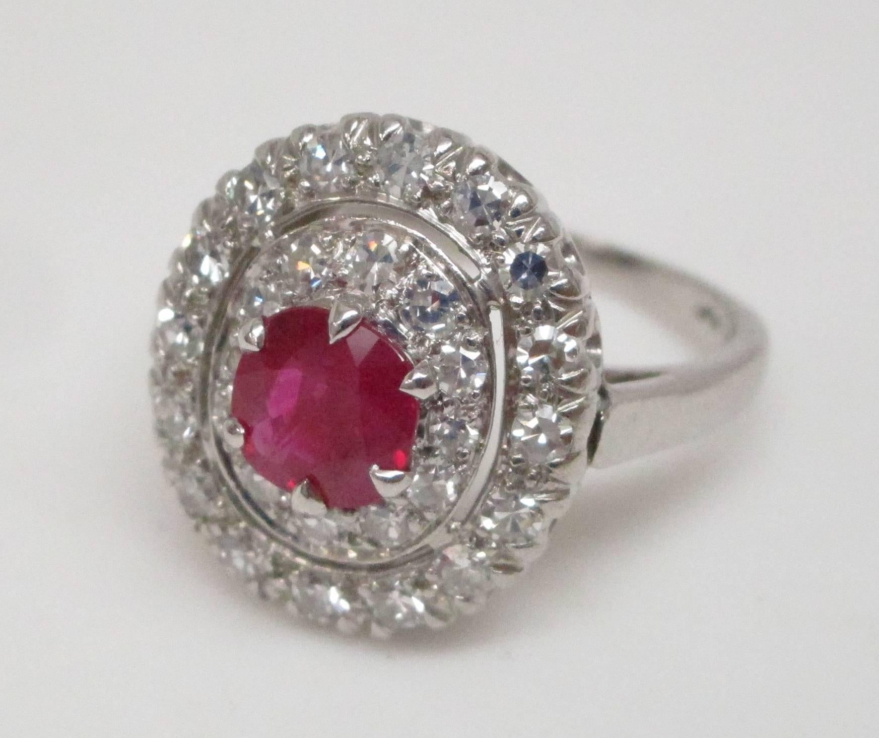 You don't often see a certified Natural Ruby like this. The color is a sumptuous red that screams to be noticed. You'll want to be the first person, or only, on your block to have a rare beauty like this. If you were born in July or just like red,