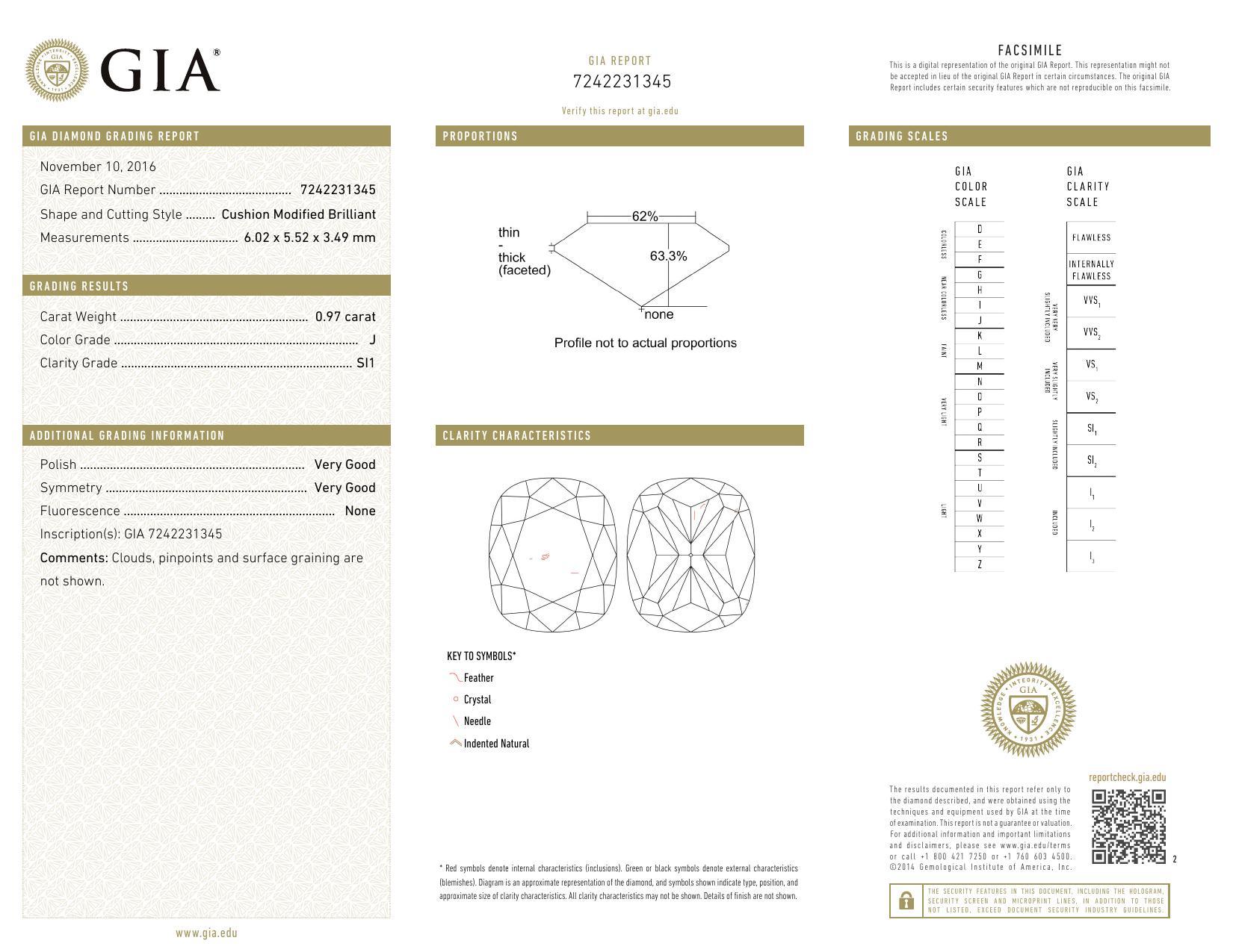 Bague à diamant cathédrale solitaire rond de 0.91 carat certifiée GIA Pour femmes en vente