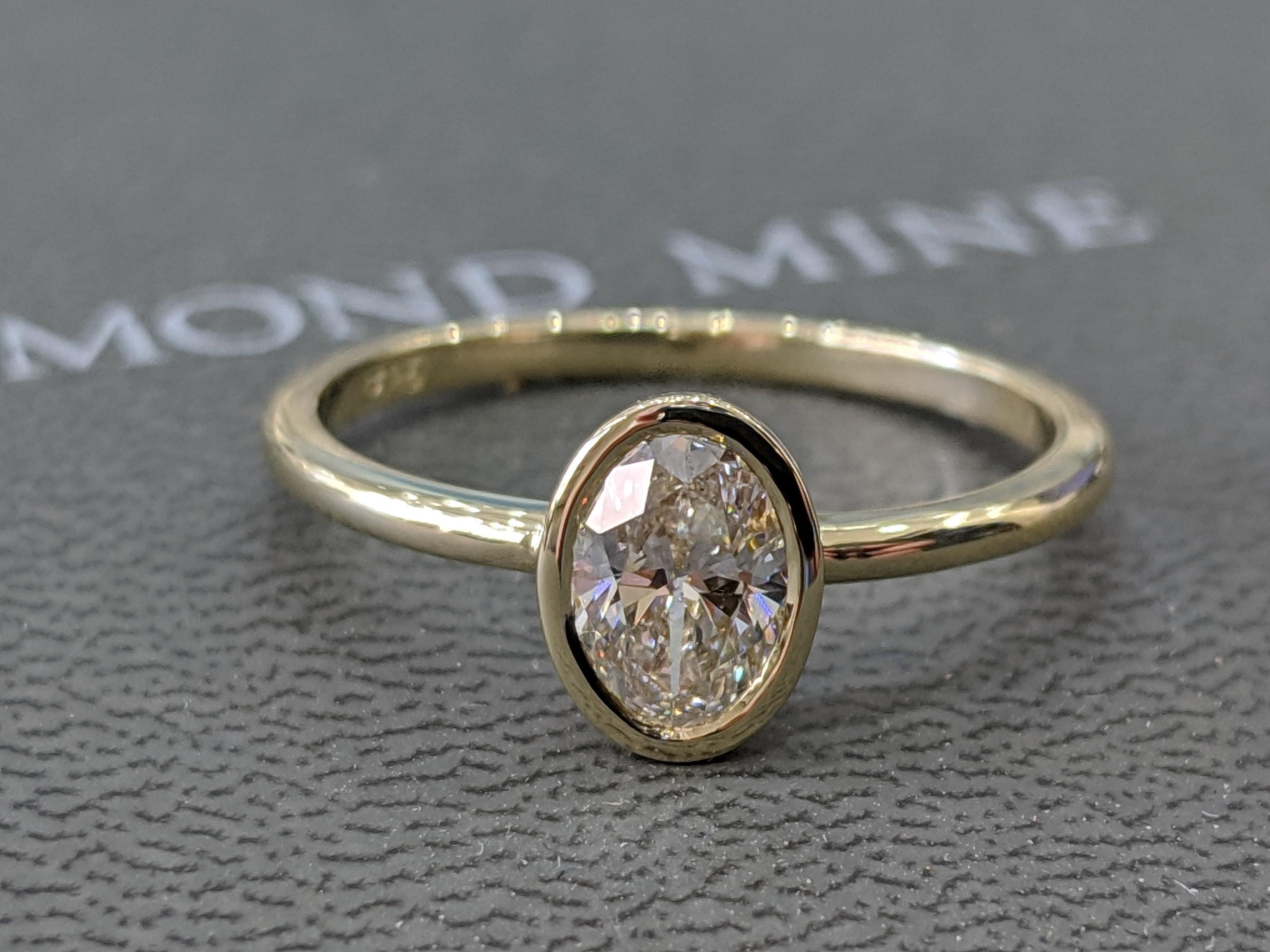 1 3 carat oval diamond ring