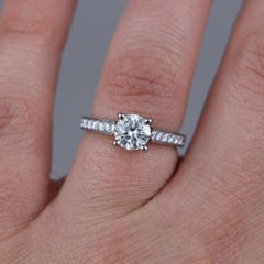 GIA Certified 1 Carat Diamond Piaget Limelight Engagement Ring
