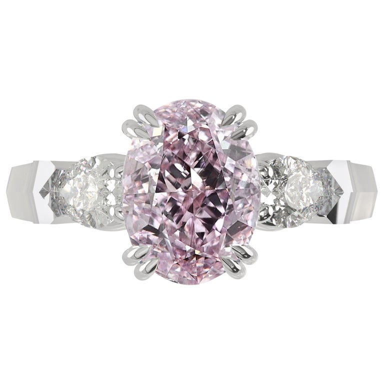 1 carat sale pink diamond ring