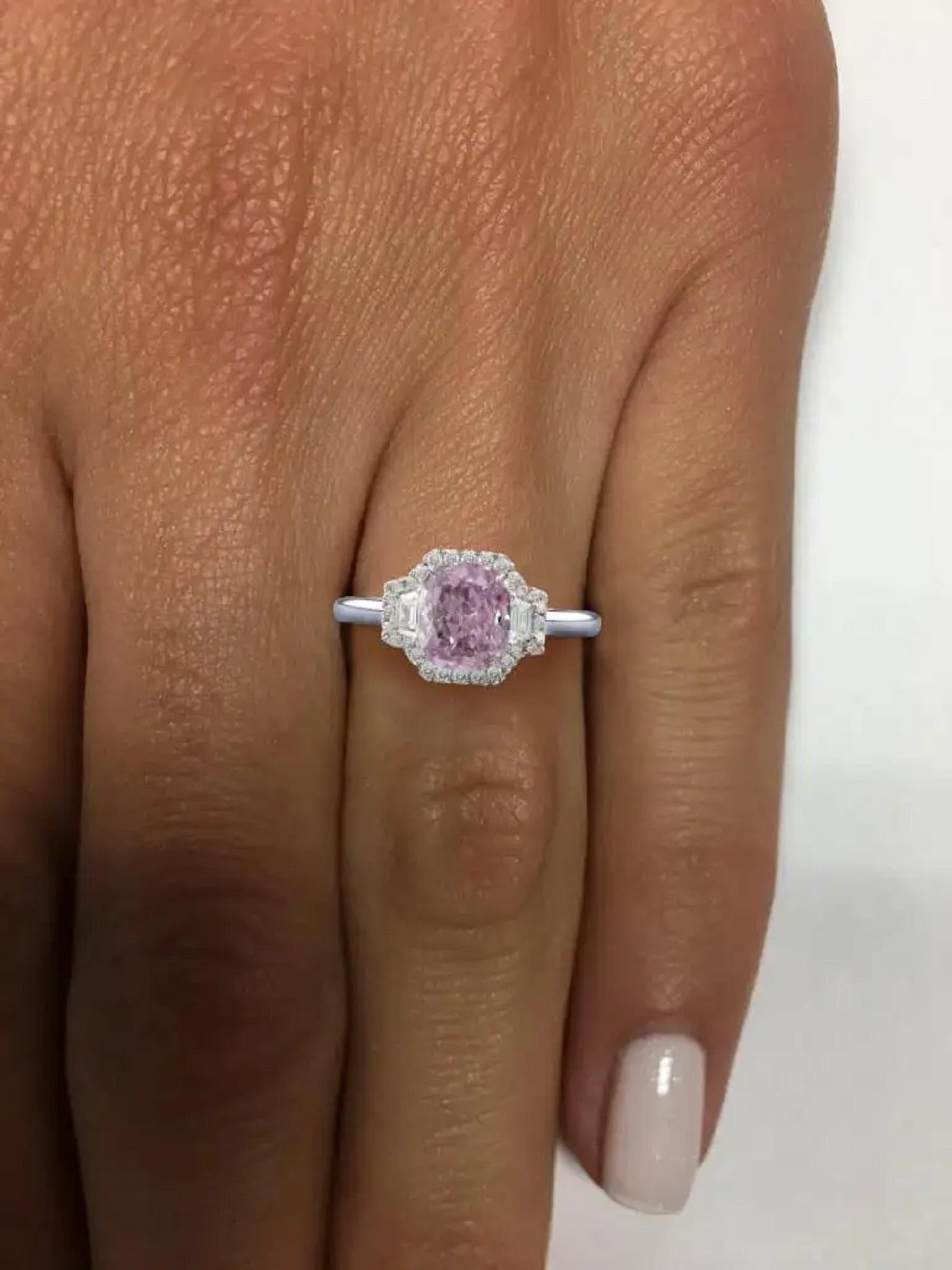light purple engagement rings