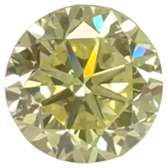 GIA Certified 10 Carat Big Natural Fancy Yellow Diamond Round Brilliant Cut