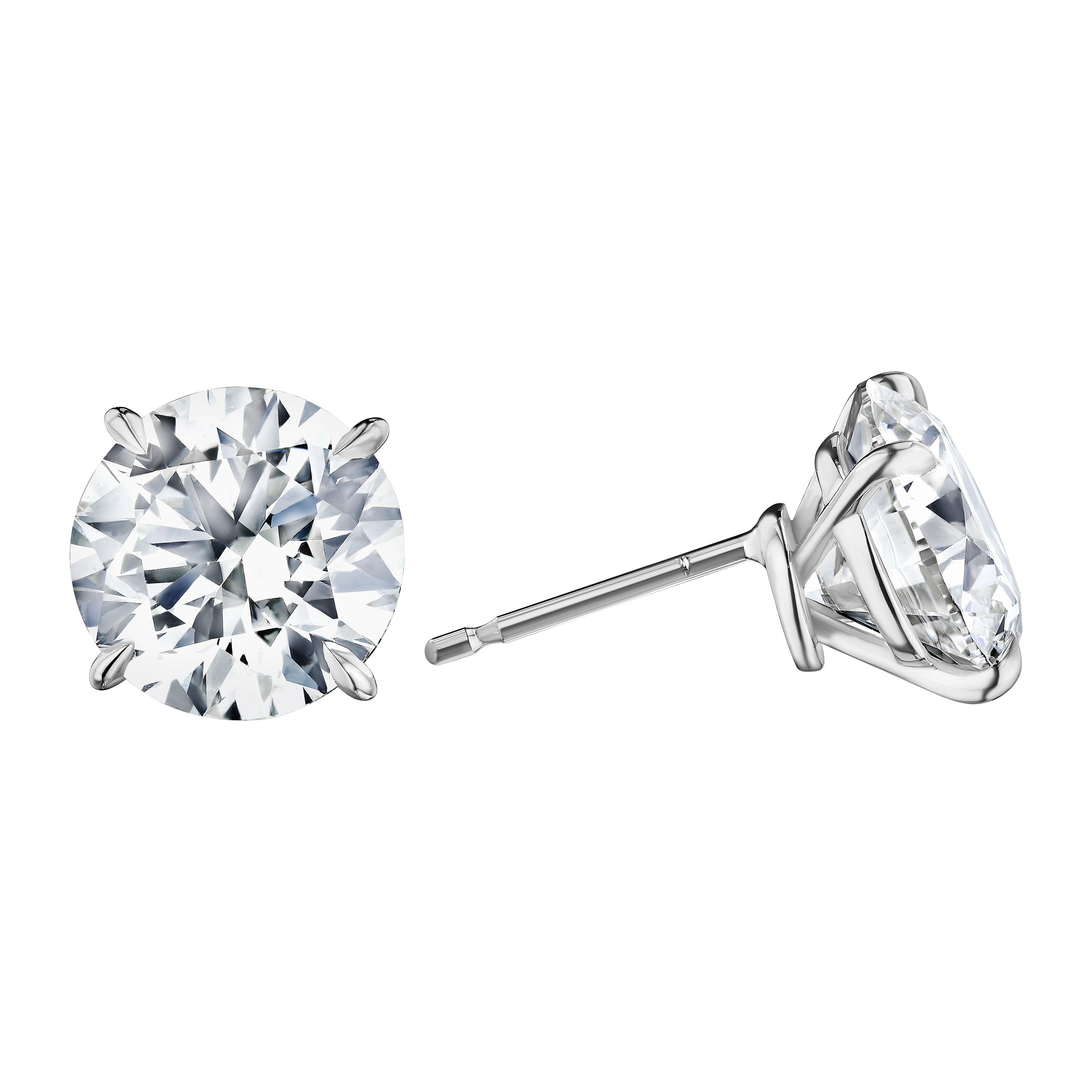 GIA-zertifizierte 10 Karat Diamant-Ohrstecker