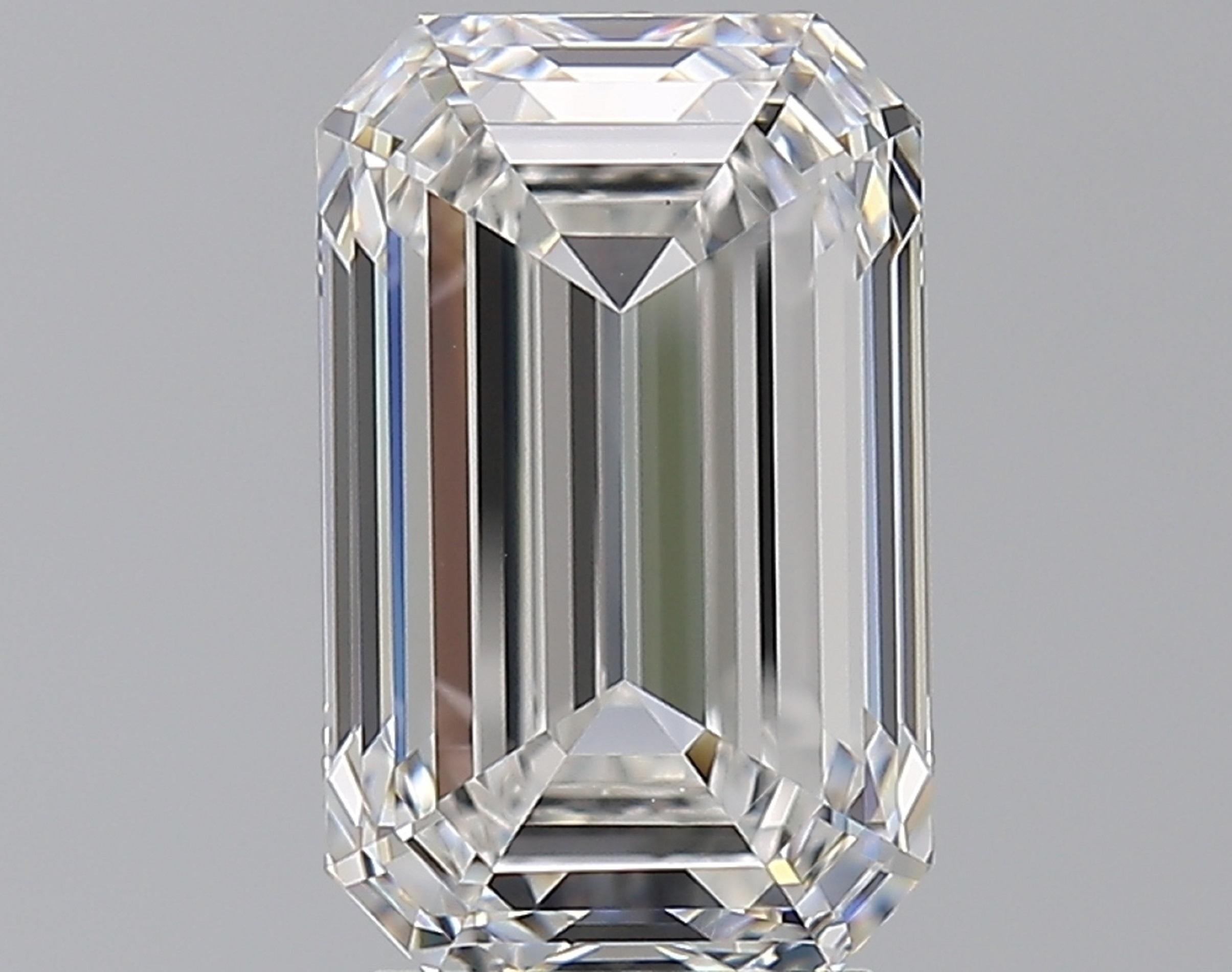 10 carat emerald cut diamond ring