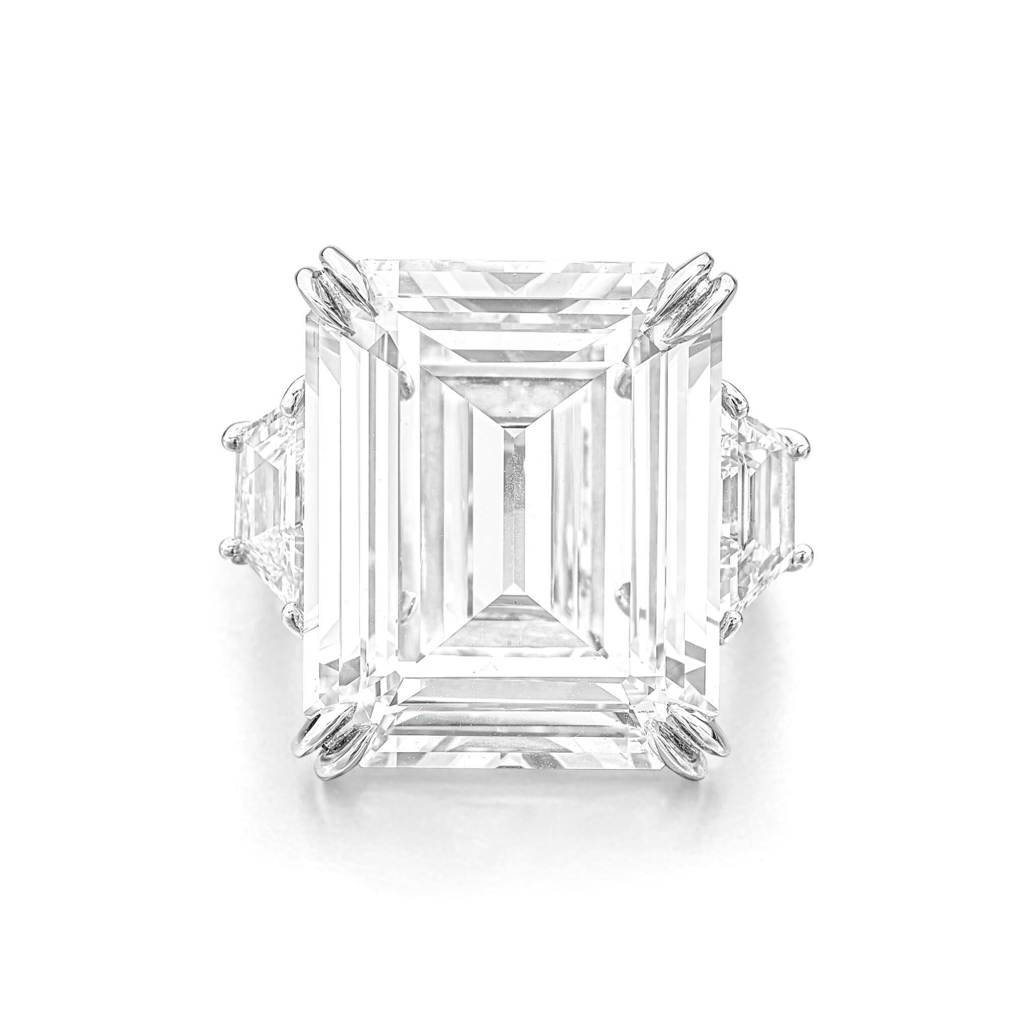10 ct emerald cut diamond ring