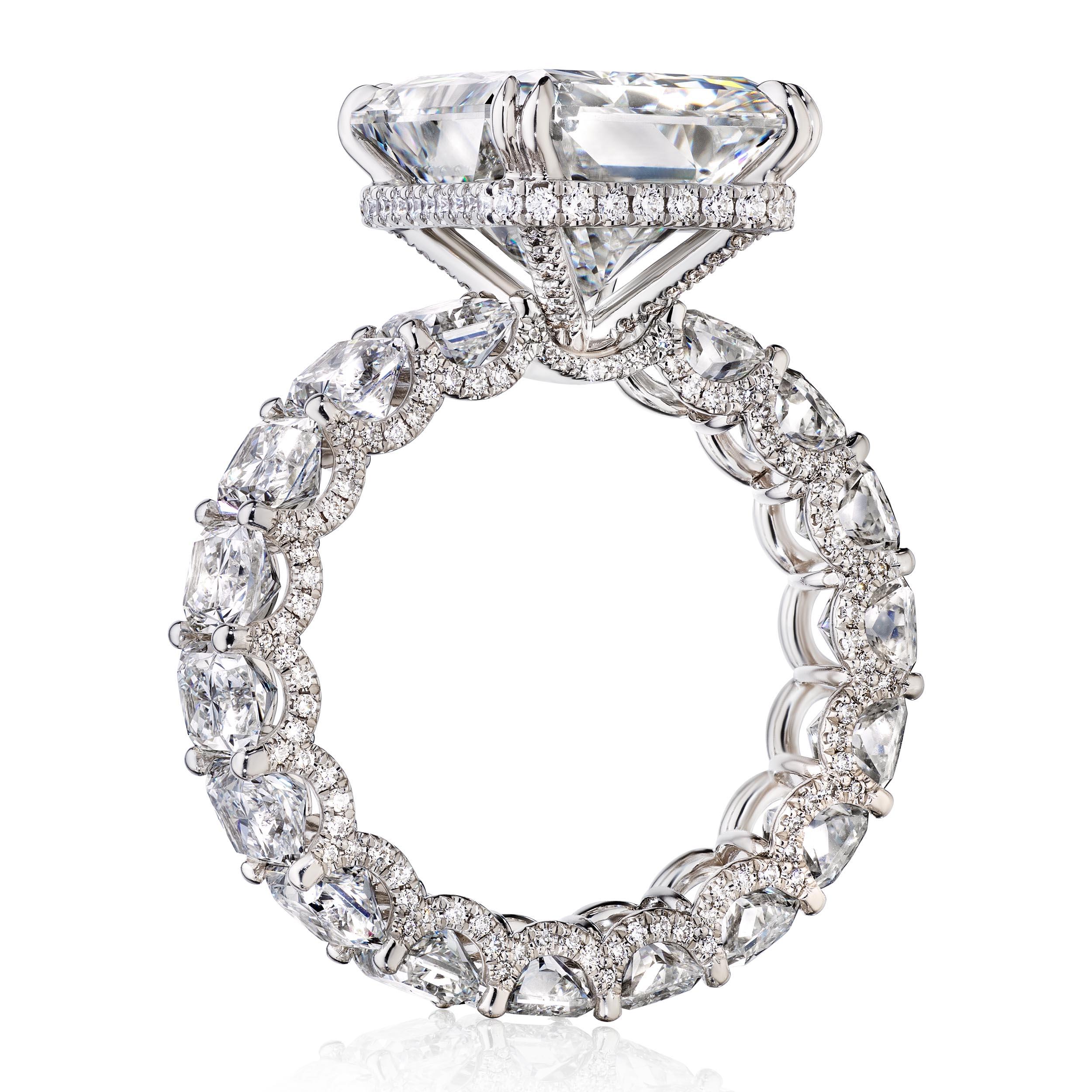 GIA-zertifizierter 10 Karat F VS2 Strahlender Diamant-Verlobungsring „Ashley“ (Moderne) im Angebot