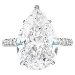 GIA Certified 10 Carat Marquise Diamond Ring G COLOR VVS1