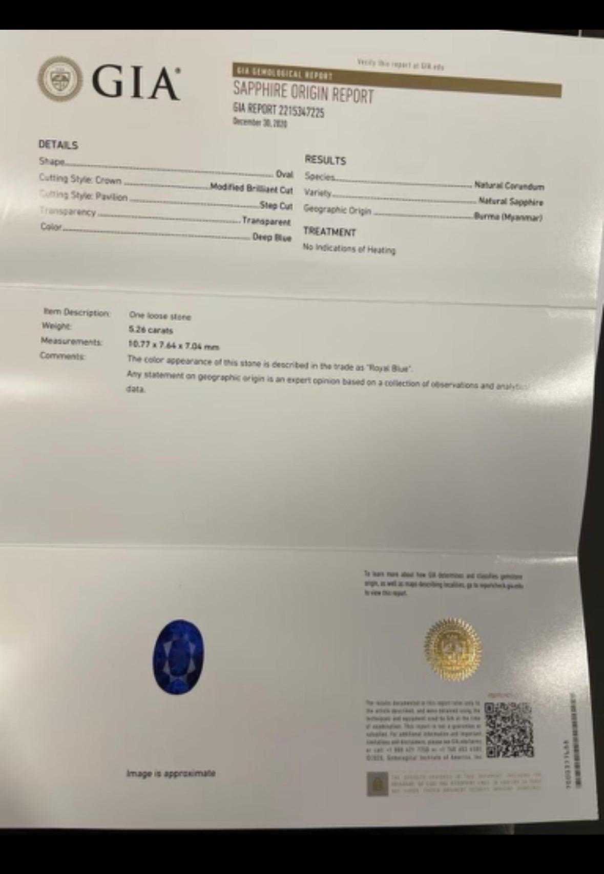 Gia Certified 10 Carat Royal Blue Sapphires Earrings In Excellent Condition In New York, NY