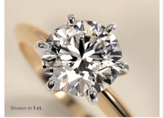 GIA Certified 1.0 Carat, solitaire Diamond Engagement Ring , GH color , VS2