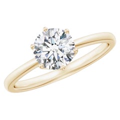 GIA Certified 1.0 Carat, solitaire Diamond Engagement Ring , GH color , VS2