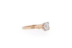 GIA Certified 1.00 Carat Art Deco Diamond Platinum Engagement Ring