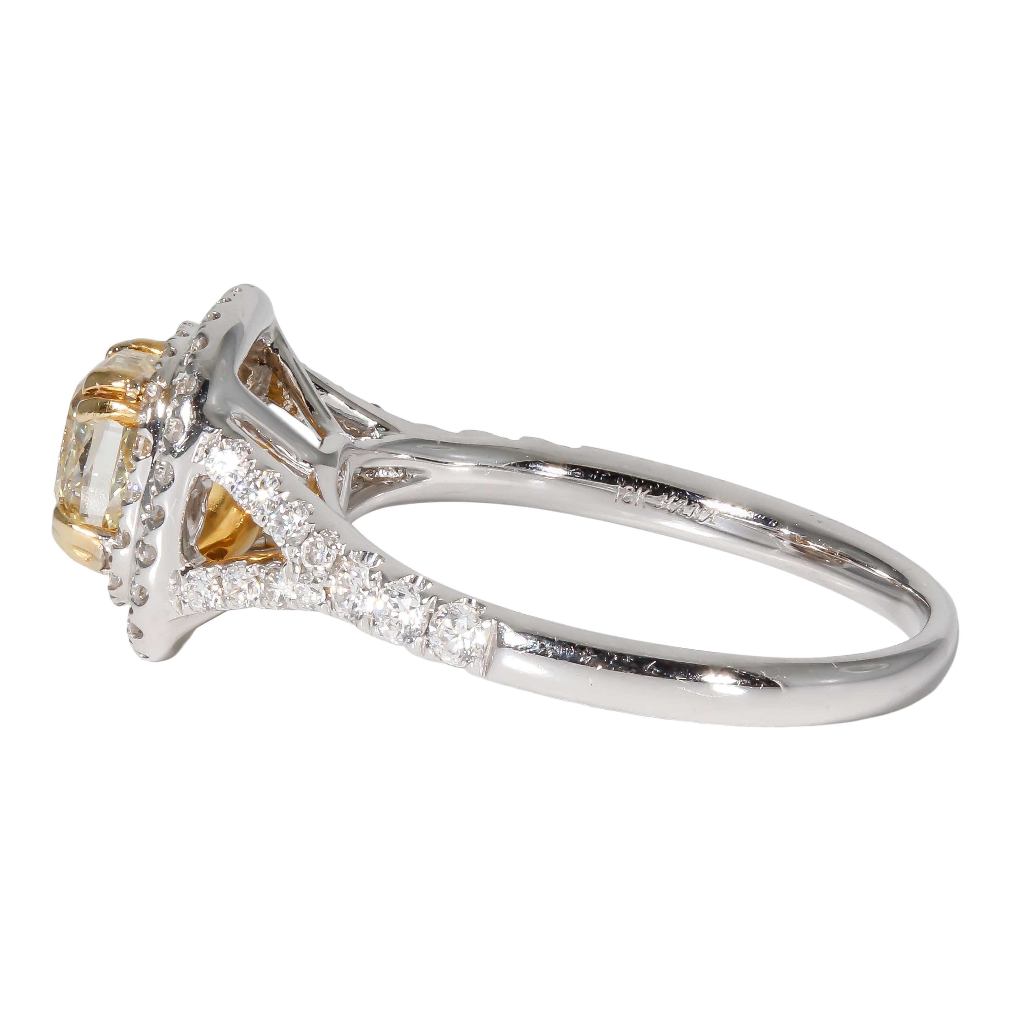 Women's GIA Certified 1.00 Carat Diamond Cocktail Ring