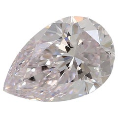 GIA Certified 1.00 Carat Faint Pink SI1 Clarity Diamond