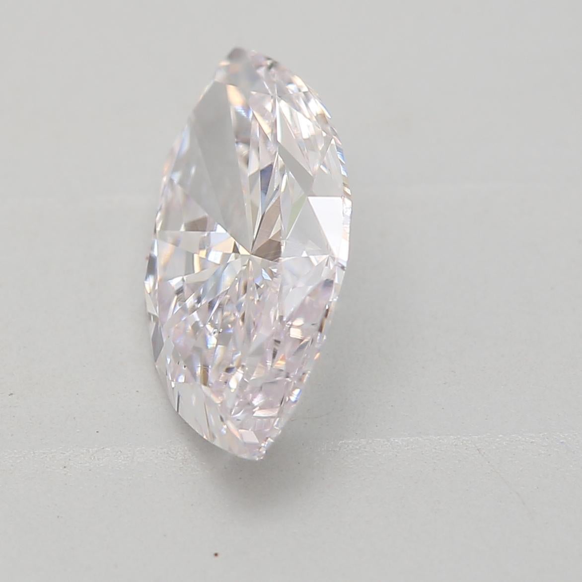 Marquise Cut GIA Certified 1.00 Carat Faint Pink VS1 Clarity Diamond For Sale