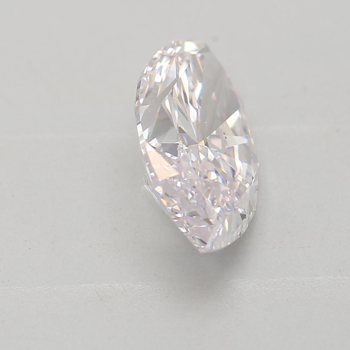 Women's or Men's GIA Certified 1.00 Carat Faint Pink VS1 Clarity Diamond For Sale