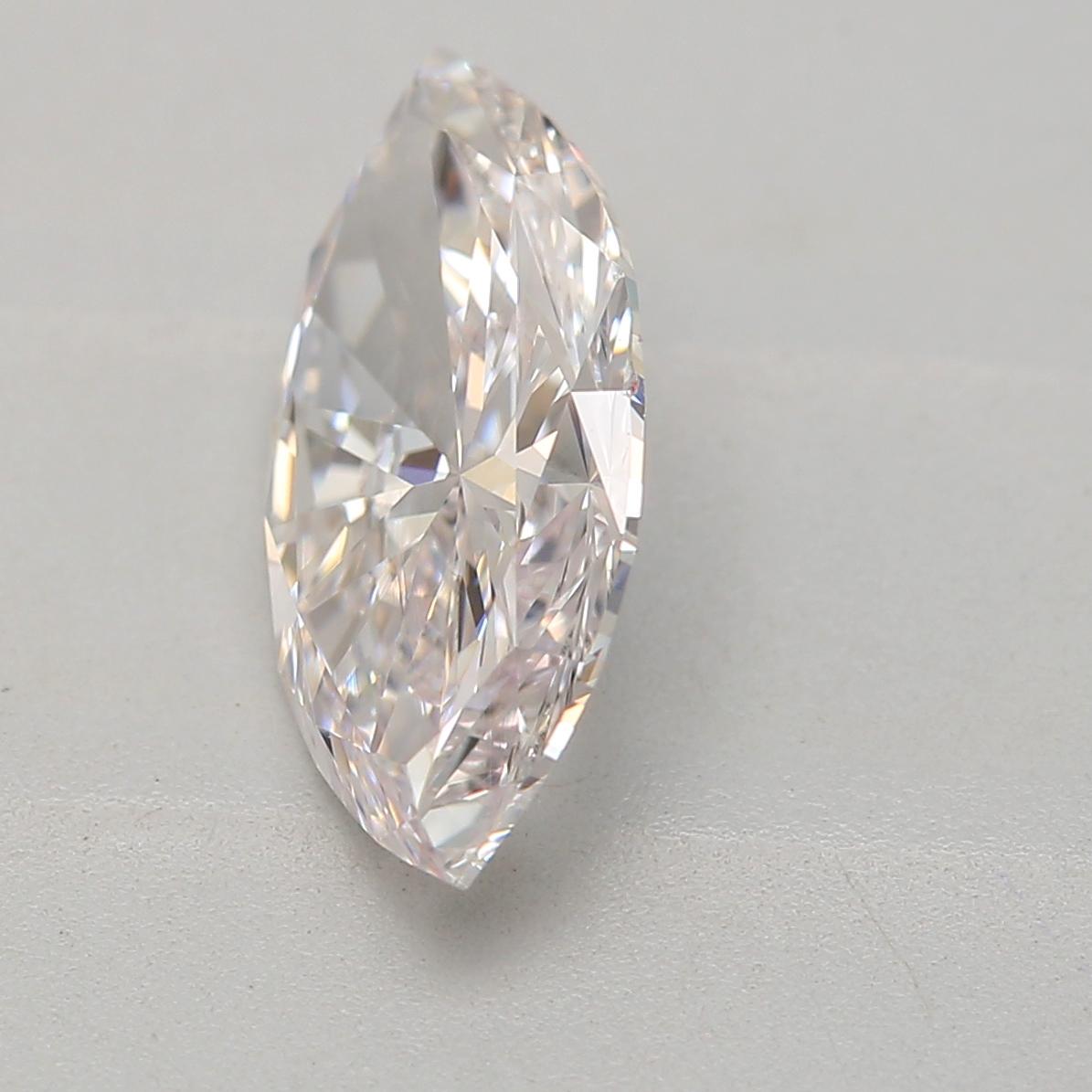 Marquise Cut GIA Certified 1.00 Carat Faint Pink VS2 Clarity Diamond For Sale