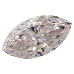 Diamante certificado GIA de 1,00 quilates de color rosa tenue y claridad VS2