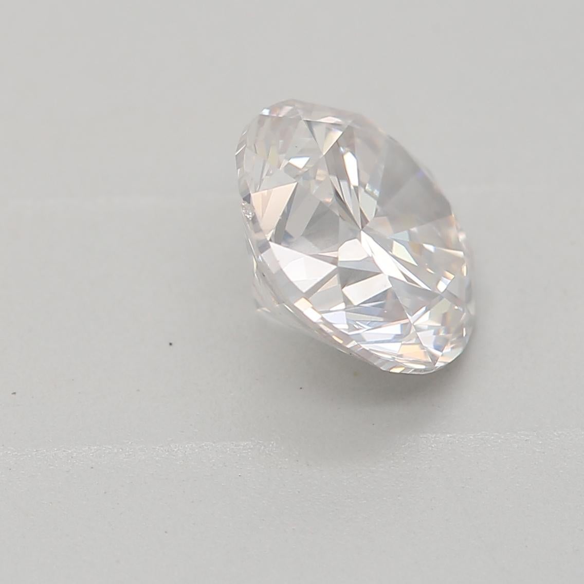 Women's or Men's GIA Certified 1.00 Carat Faint Pinkish Brown SI2 Diamond For Sale