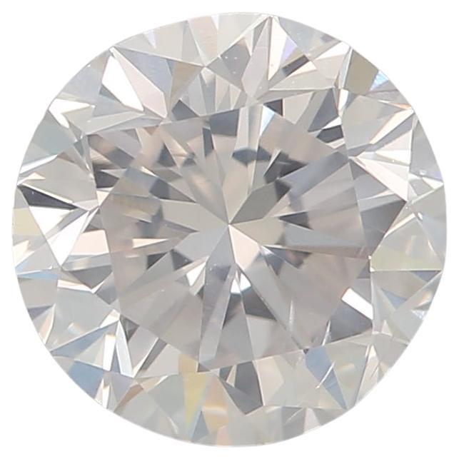 Diamante SI2 marrón rosado tenue de 1,00 quilates certificado por GIA