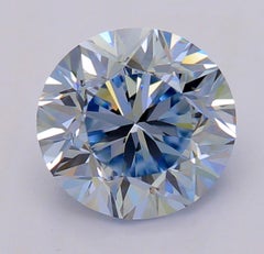 GIA Certified 1.00 Carat Fancy Blue VVS1 Clarity Diamond