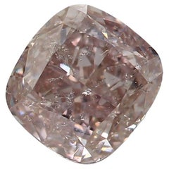 GIA-zertifizierter 1,00 Karat Fancy Brauner und rosa I2 Reinheitsgrad Diamant