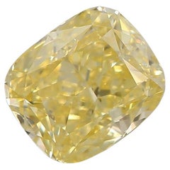Diamante Certificado GIA de 1,00 Quilate Amarillo Intenso Fancy Claridad SI2
