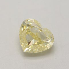 GIA Certified 1.00 Carat Fancy Light Yellow VS1 Clarity Diamond