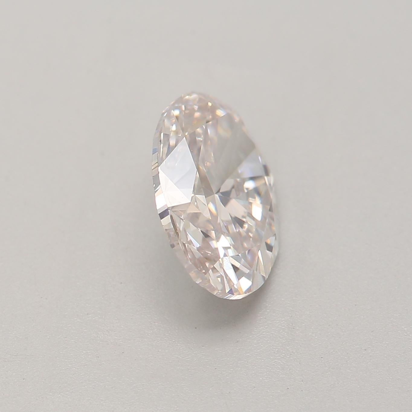 Women's or Men's GIA Certified 1.00 Carat Fancy Pinkish Brown VS2 Clarity Diamond For Sale