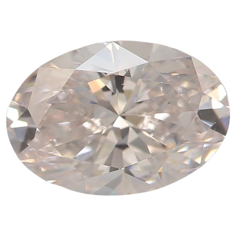 GIA Certified 1.00 Carat Fancy Pinkish Brown VS2 Clarity Diamond