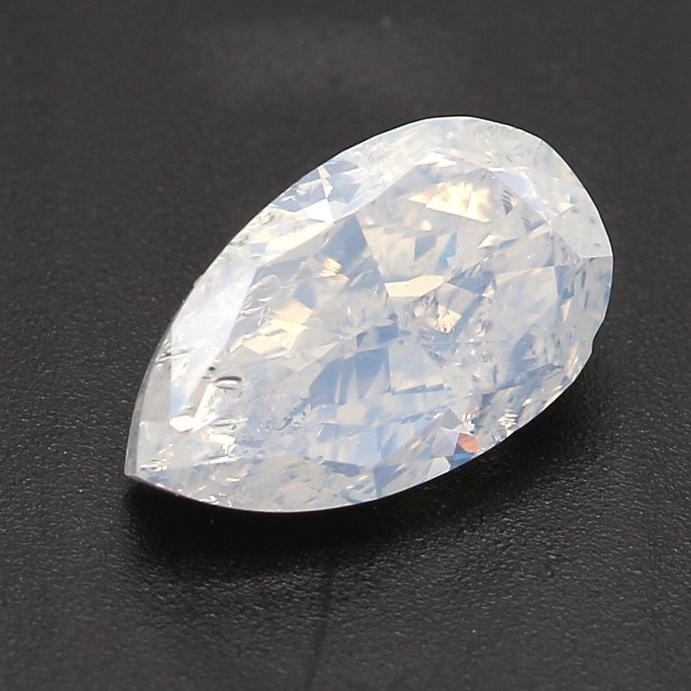 Certificate: GIA
Report Number: 2205520187
Shape And Cut: Pear
Carat Weight: 1.00 carat
Measurements: 7.75 x 4.72 x 3.25 mm
Color Grade: Fancy White

FEATURES OF THE DIAMOND:

Our fancy white diamond is a rare and stunning variant of a diamond that