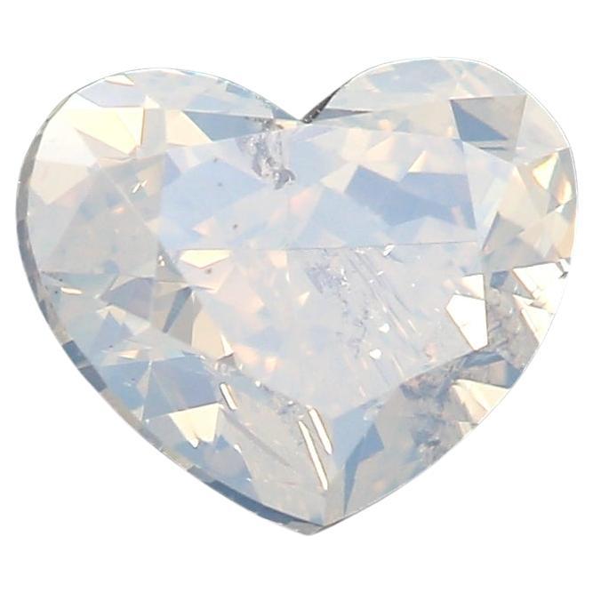 GIA Certified 1.00 Carat Fancy White Diamond