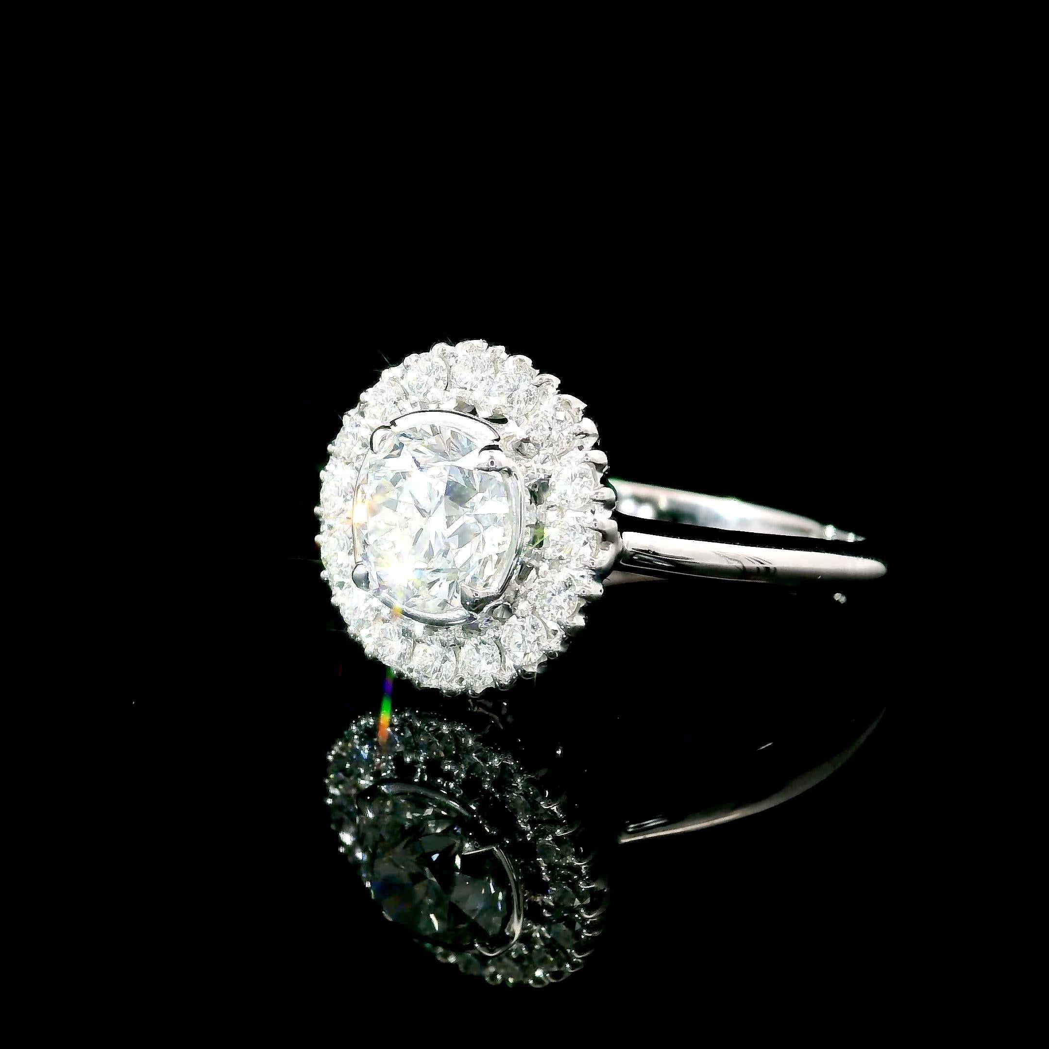 GIA Certified 1.00 Carat H Colour VS2 Clarity Diamond In New Condition For Sale In บางรัก, TH
