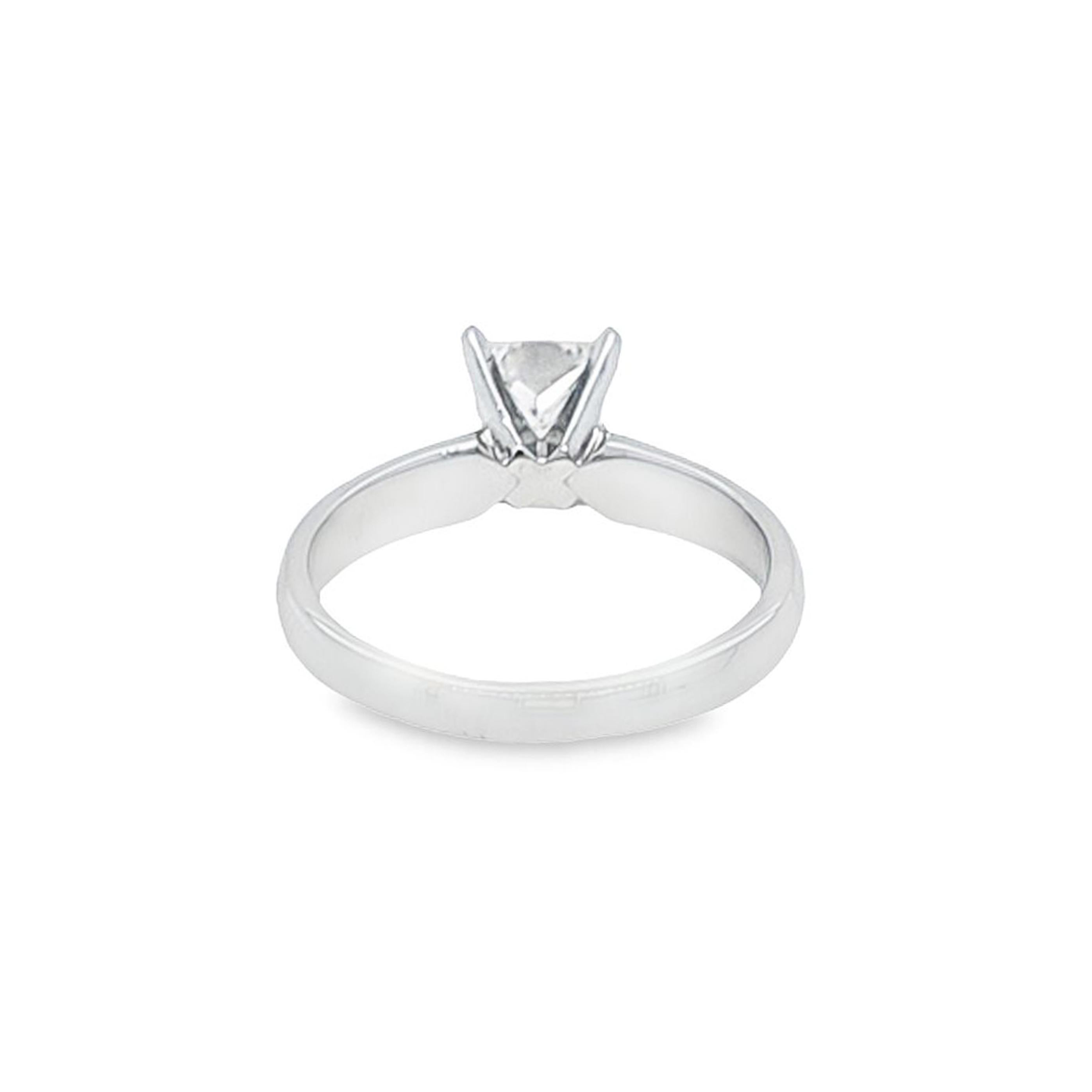 GIA Certified 1.00 Carat Princess Cut Diamond Engagement Ring For Sale 1