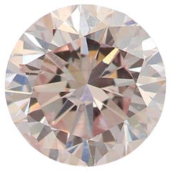 Diamante certificado por GIA de 1,00 quilates de color rosa muy claro y claridad SI2
