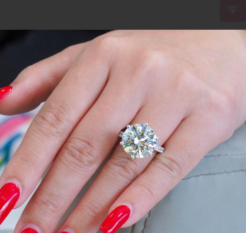 10 carat engagement ring