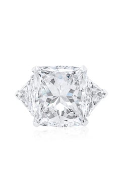 GIA Certified 10.00 Carat G/VVS2 Natural Diamonds Platinum Ring