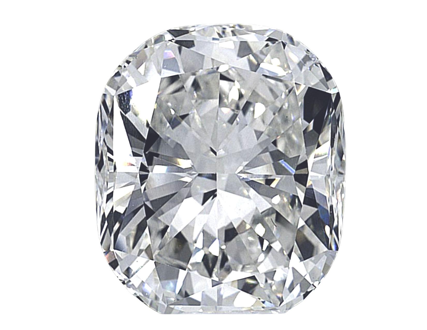 Contemporary GIA Certified 10.01 Carat Cushion Cut Diamond Ring in 18K White Gold with Pavè For Sale