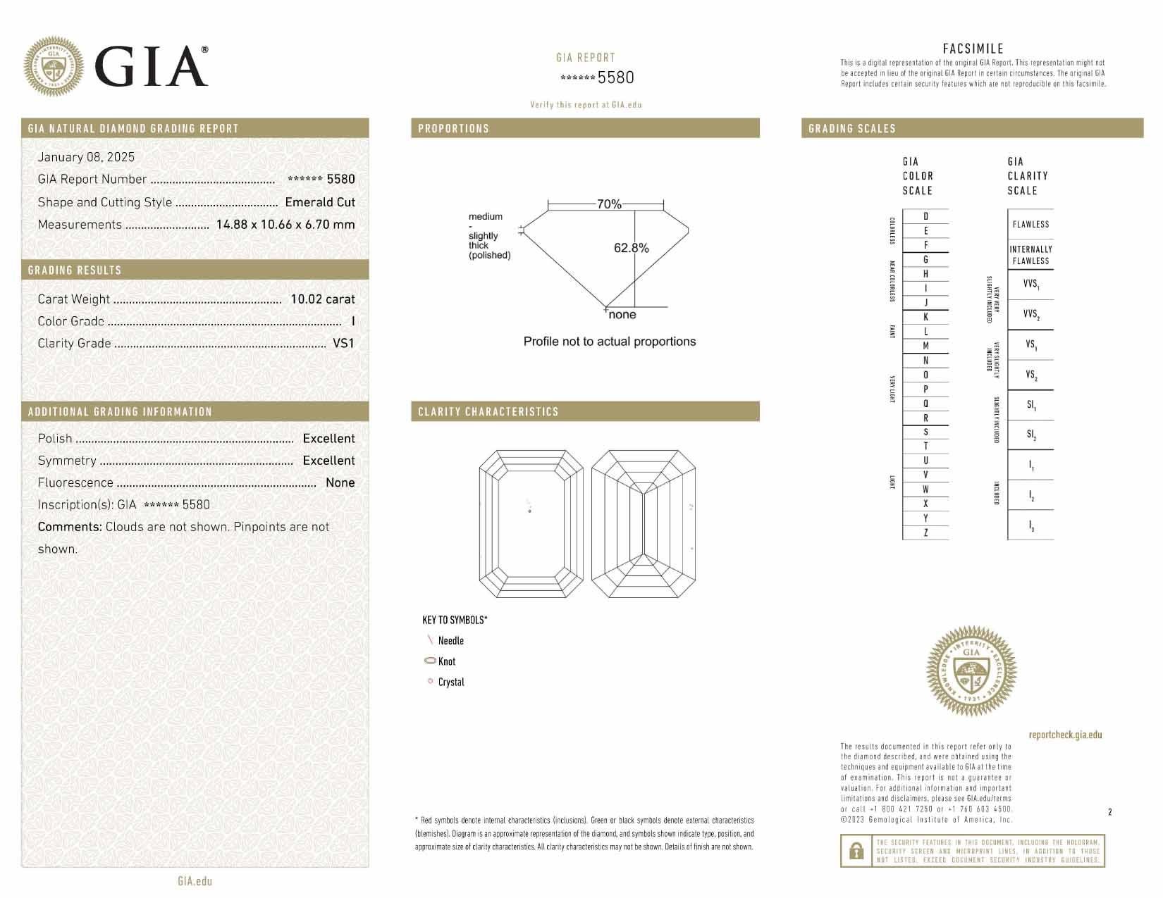 GIA Certified 10.02 Carat Emerald Cut Diamond Ring with Trapezoid Diamonds In New Condition For Sale In Chicago, IL