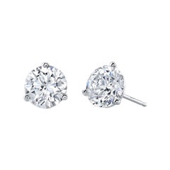 GIA Certified 10.04 Carat Diamond Stud Earrings