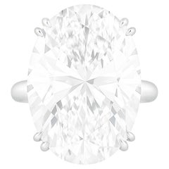 Bague en platine certifiée GIA de 10,04 carats de diamant ovale brillant de couleur F VS2