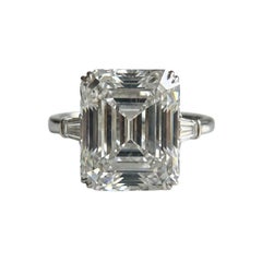 GIA-zertifiziert 10,04 Karat G Farbe Internally Flawless Round Diamond Ring