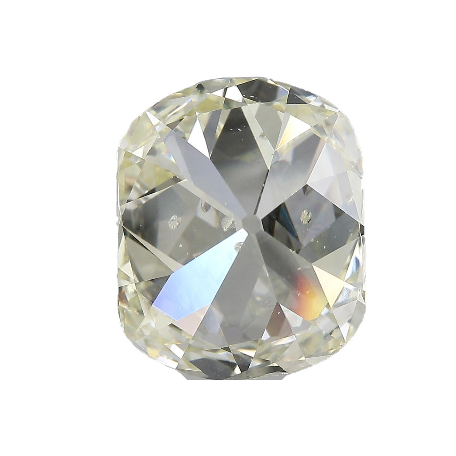 GIA-zertifizierter 10,08 rechteckiger Brillantschliff im alten Minenschliff W-X, SI2 natürlicher Diamant für Damen oder Herren im Angebot
