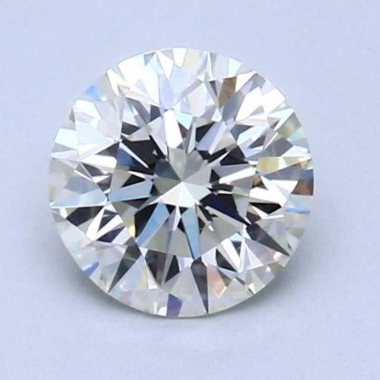 Round Cut GIA certified 1.00CT Loose Round Brilliant Cut Diamond Color K Clarity VS1 For Sale