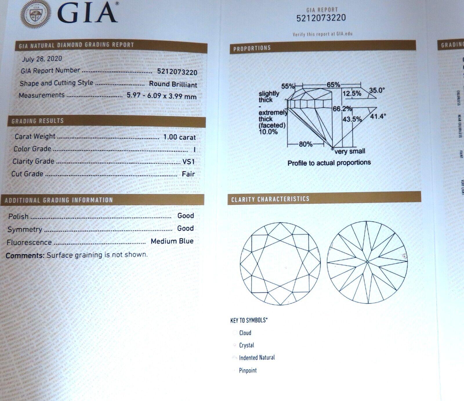 GIA Certified 1.00 Carat Natural Round Diamond Sapphire Cross Necklace 14 Karat For Sale 1