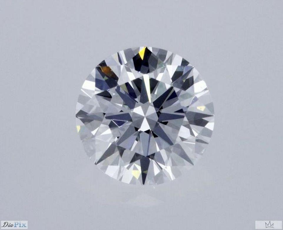 Taille ronde Diamant taille brillant non serti de 1,01 carat, certifié GIA D / VS1 en vente