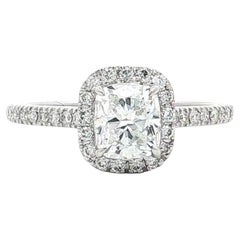 GIA zertifiziert 1,01 Karat D VS1 Reinheit Diamantring